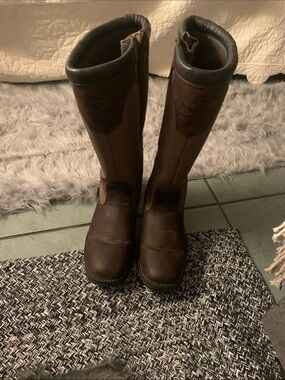 Magellan Outdoors Brown Men's Tall Leather Boots